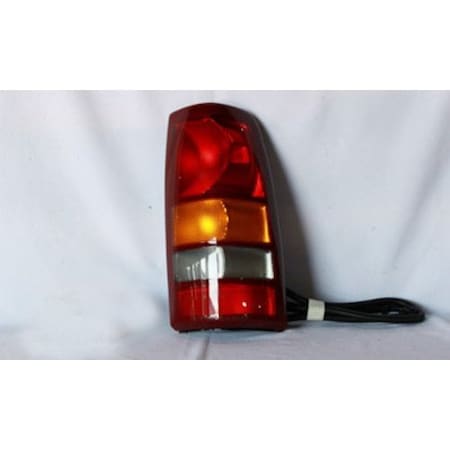 Tyc Tail Light Assembly, Regular, No Tyc 11-5185-00 Tyc 11-5185-00